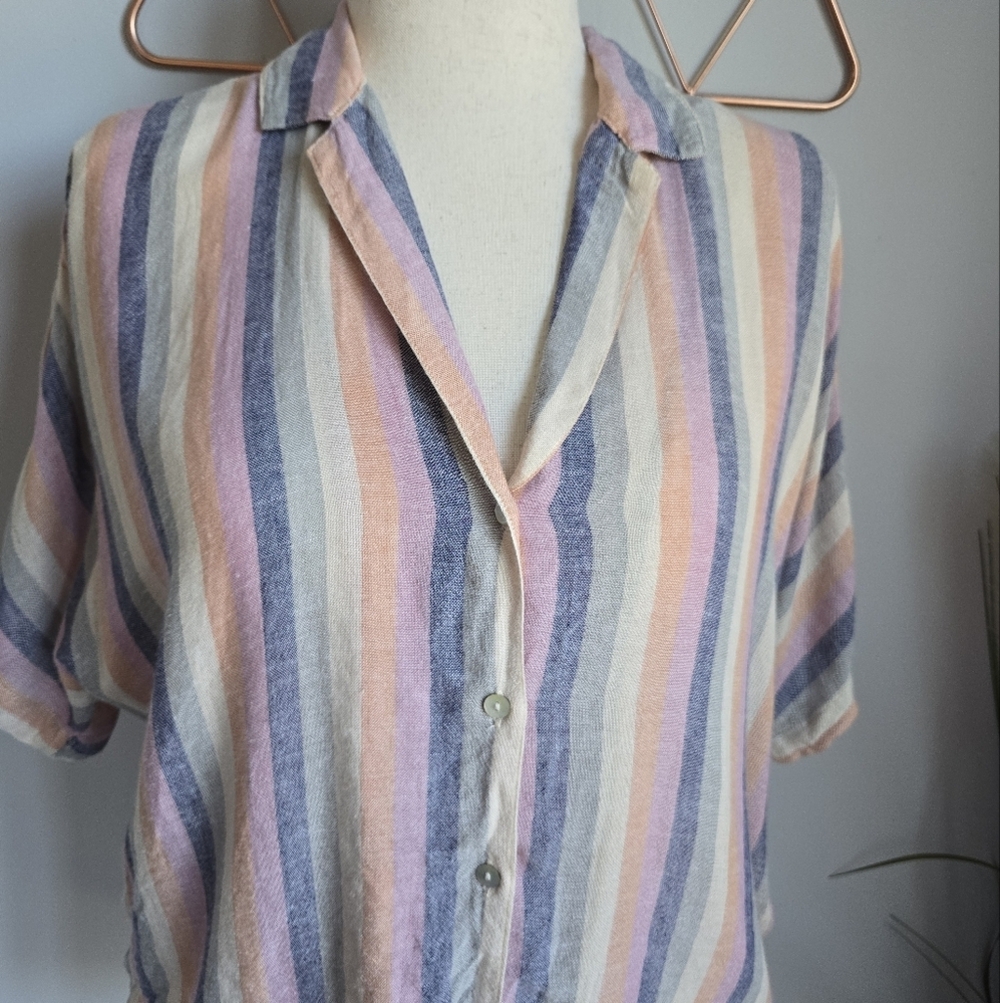 Rails, New, Marley Mandalay Stripe Button Front L… - image 4
